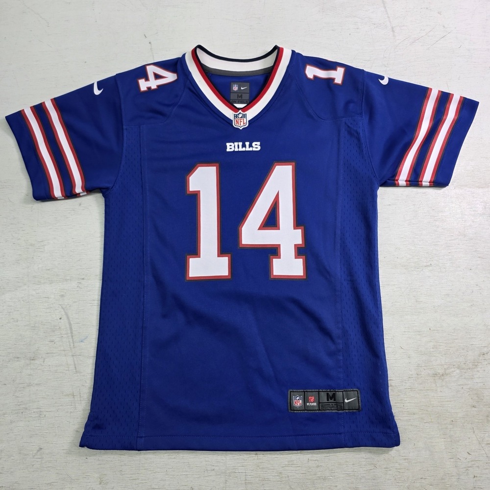 Nike Stefon Diggs Buffalo Bills #14 Jersey Youth Medium 10/12 Blue NFL On Field
